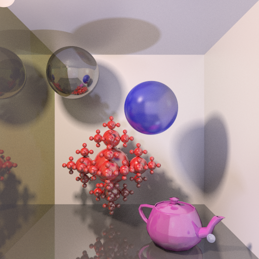 Full global illumination with gamma correction