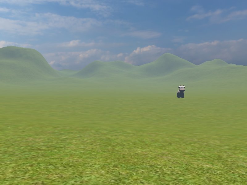 terrain with fog